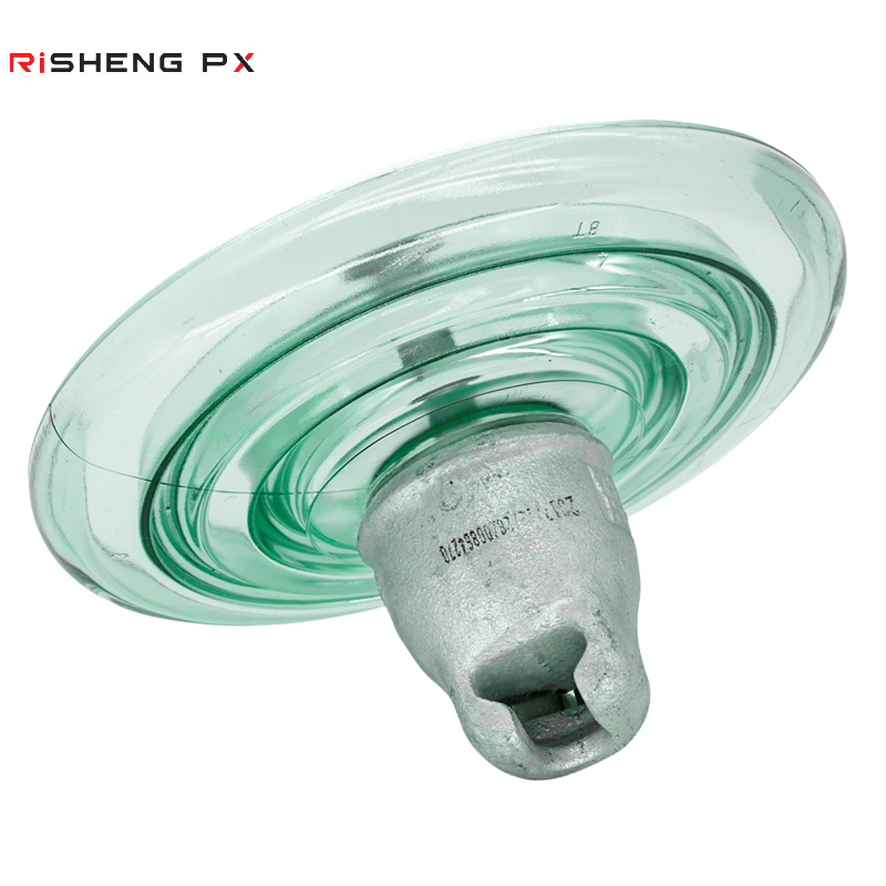 High Voltage 100kn Disc Suspension Glass Insulator03.jpg